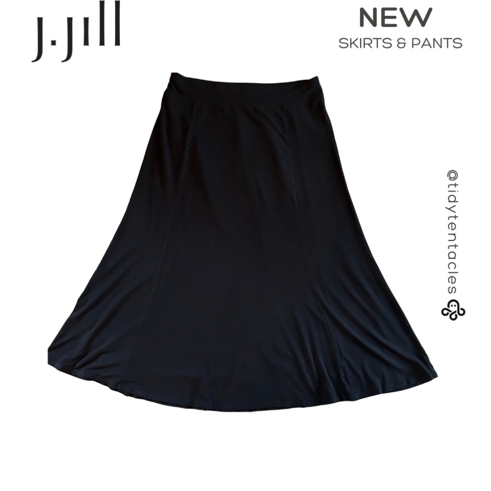 J.Jill Black Maxi Skirt Women's Size Medium - Picture 2 of 5